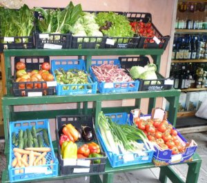 Barbara showed us the local shopping on the Riviera