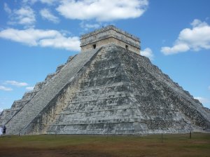 En route to Cobá, the better known Chichén Itzá