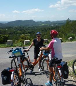 Biking the hills at Les Baux-de-Provence, France
