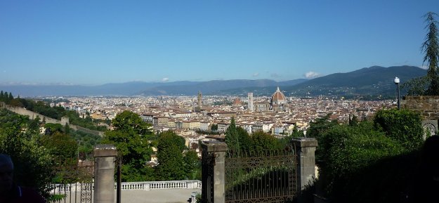 View over Florence from San Miniato al Monte