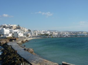 Naxos Greece from the unfinished Temple of Apollo