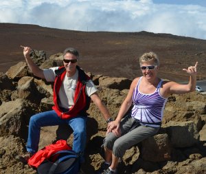 Working as a team again - but still atop a volcano!