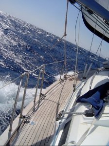 Sailing the Meltemi in the Cyclades