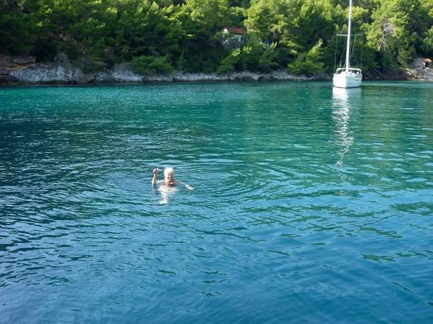 The water's great at Prigradica on Korčula