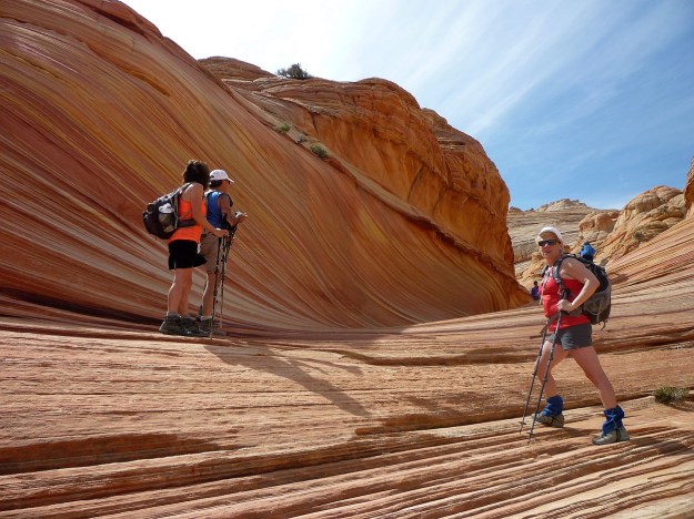 Arriving at The Wave